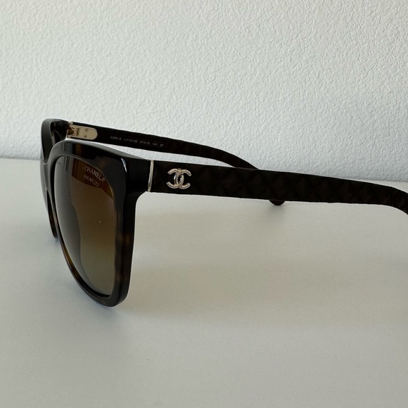 Chanel Brown Polarized Sunglasses (Model 5288-Q) - Picture 3 of 6